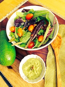 Creamy Avocado Pumpkin Seed Salad Dressing