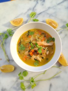 Lemon Orzo Chicken Soup