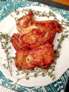 Sous Vide Chicken Thighs With Thyme and Garlic